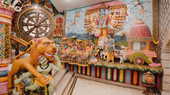 Stone Carved Hindu Gods and Goddess Sculptures